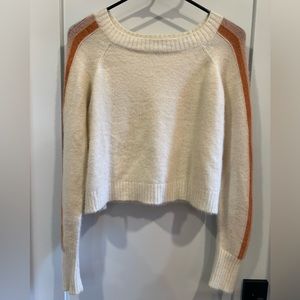 PacSun LA Hearts Rainbow Sleeve Cropped Sweater